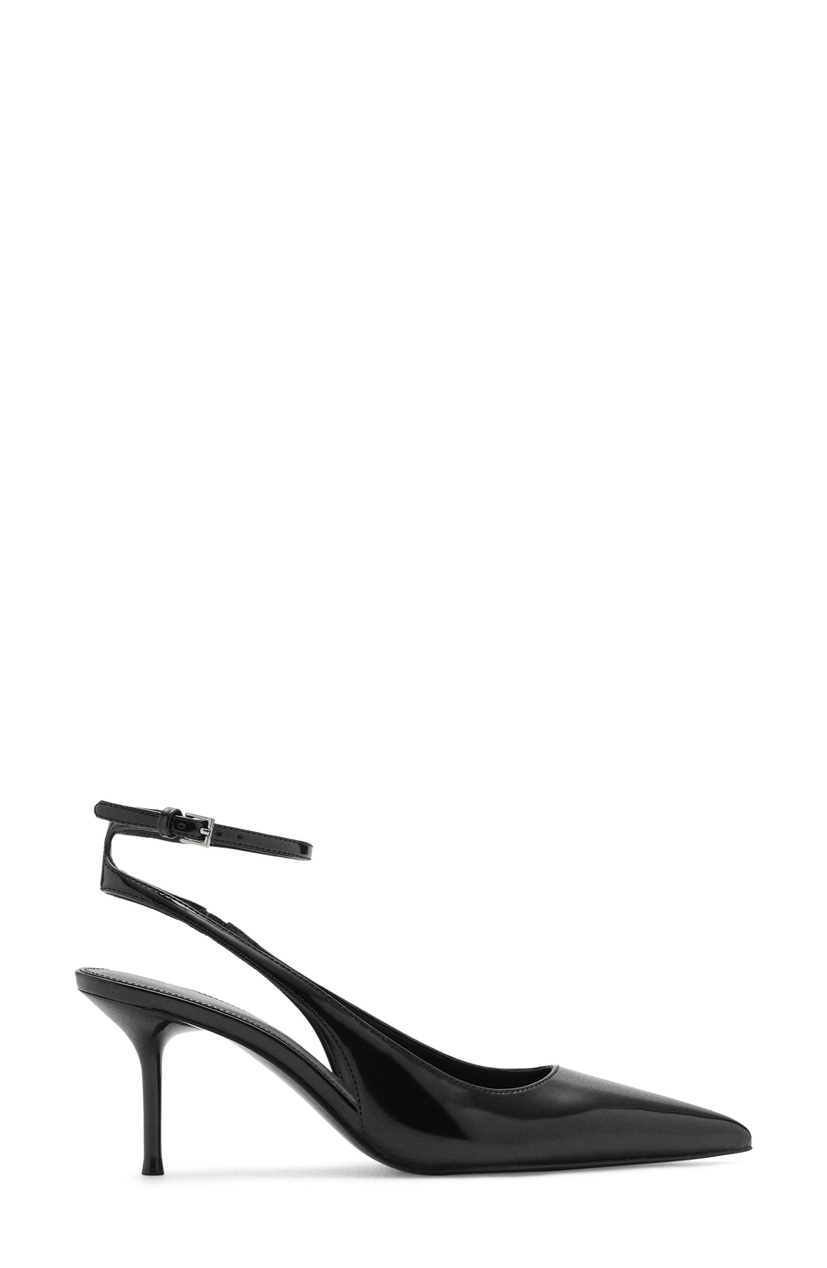 MANGO Ankle Strap Pointed Toe Pump, Alternate, color, 
