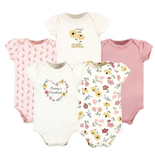 Hudson Baby Cotton Bodysuits 5-pack
