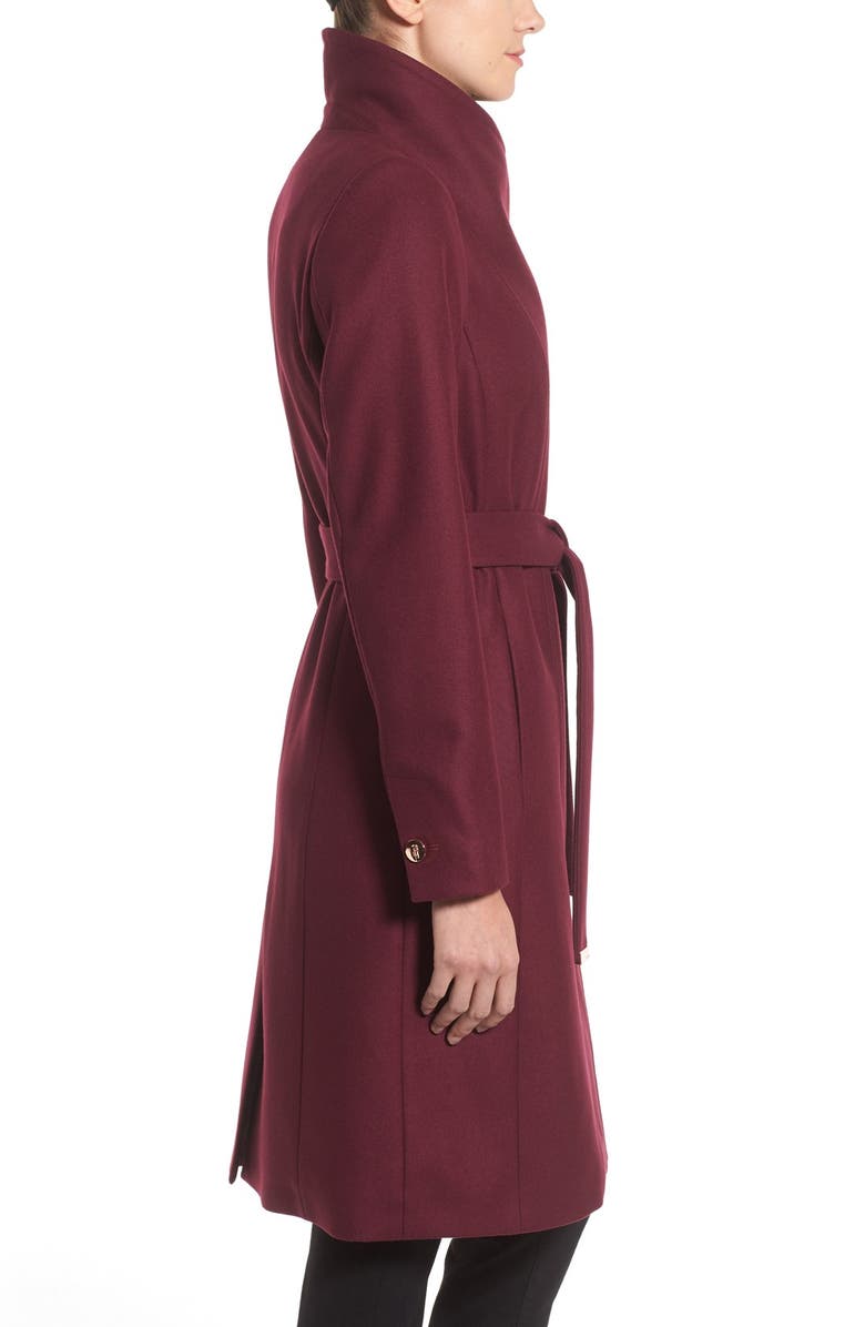 Ted Baker London Wool Blend Wrap Coat, Alternate, color,