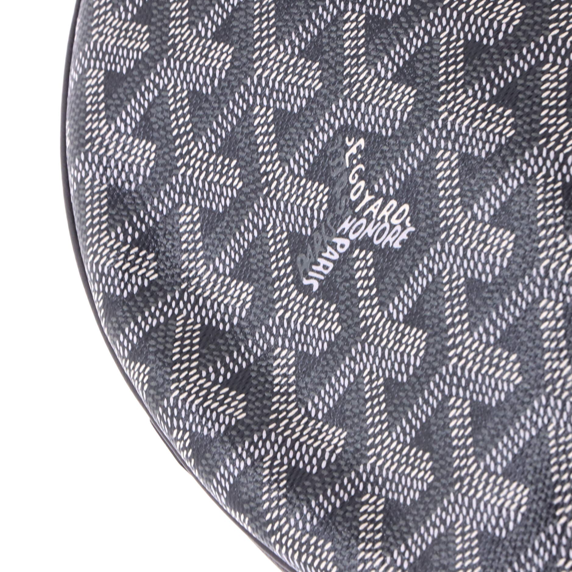 Pre-Owned Goyard Hirondelle Shoulder Bag Coated Canvas and Leather, Alternate, color, Gray