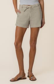 KUT from the Kloth Katie Drawstring Linen Blend Shorts