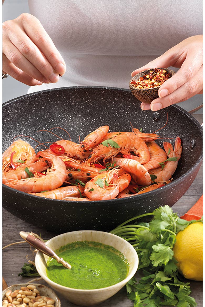 IRONROC™ Stir-Fry Pan, Alternate, color, BLACK