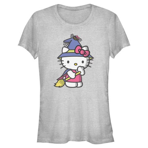 Junior's Hello Kitty Halloween Party Costume  Graphic T-Shirt