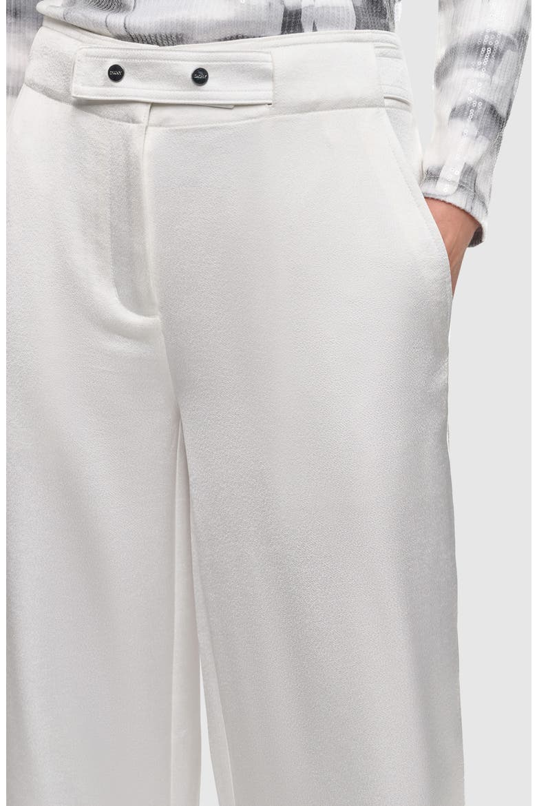 Belt Detail Wide Leg Pants, Alternate, color, IVORY