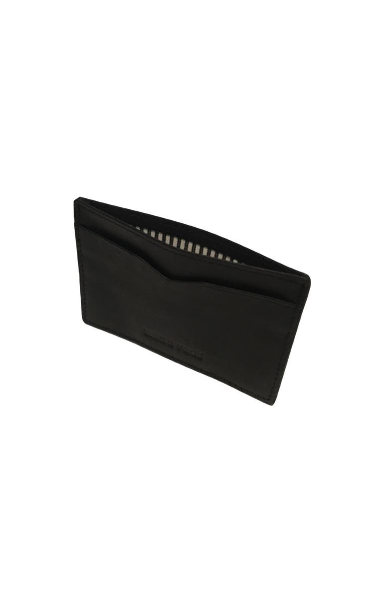 Made Free Leather Card Wallet, Alternate, color, Black