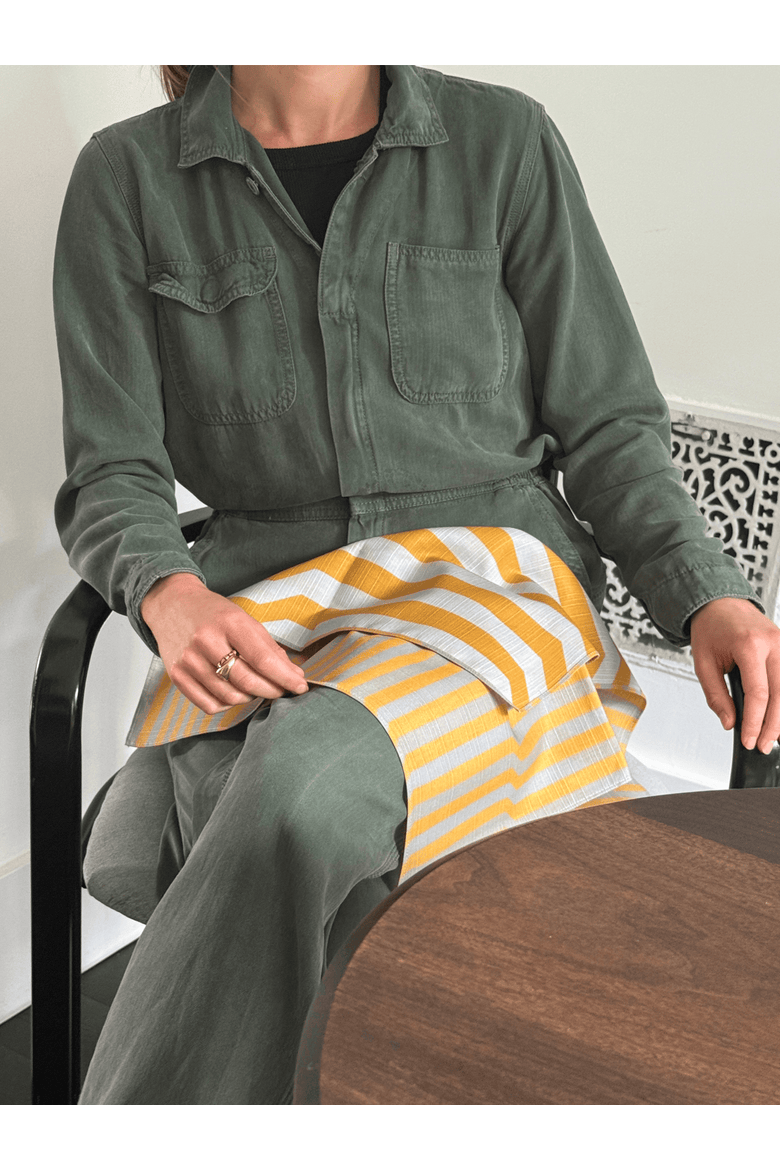 Stripe Dinner Napkins - Quiet Season Set of 4, Alternate, color, STONECROP