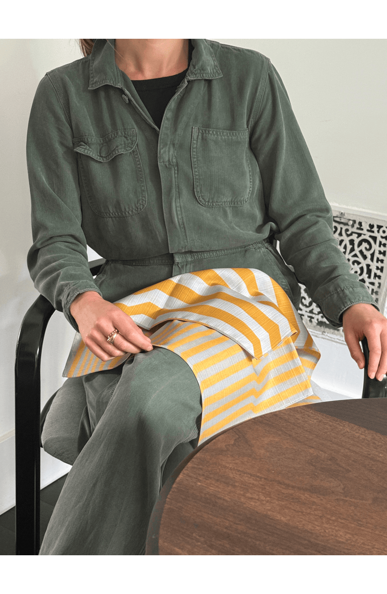 Tortuga Forma Stripe Dinner Napkins - Quiet Season Set of 4, Alternate, color, Stonecrop