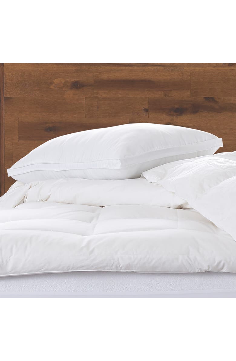 ELLA JAYNE HOME Soft Luxury Plush Gusseted Soft Gel Filled Stomach Sleeper Standard Pillow, Alternate, color, 