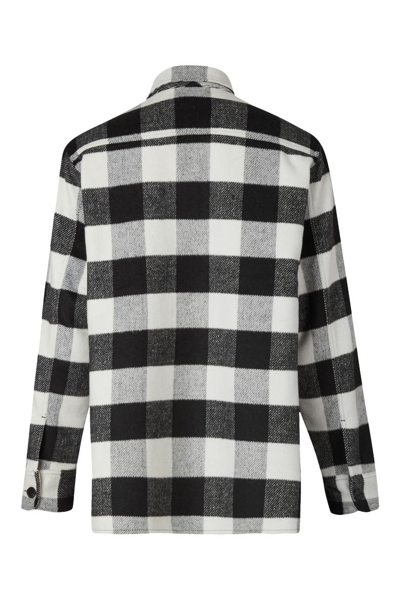 Prinzen Buffalo Check Shirt, Alternate, color, BLACK
