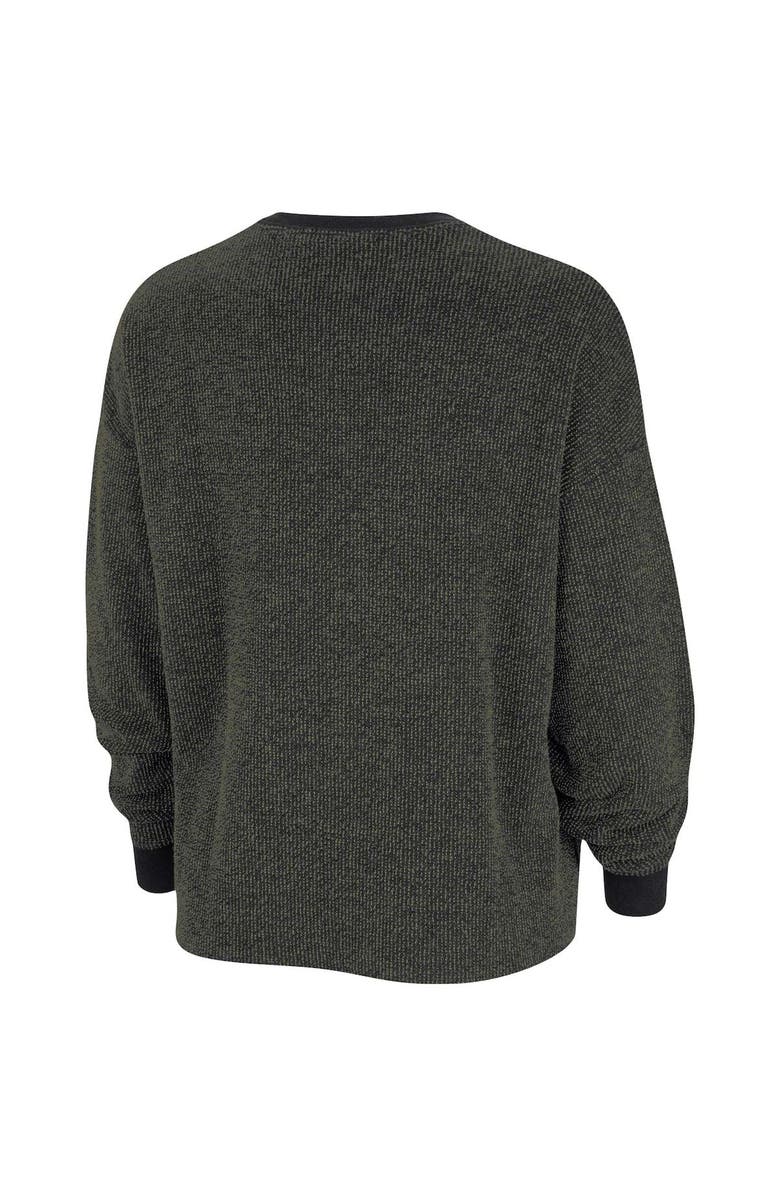 Nike Women's Nike  Black Oklahoma Sooners Yoga Script Pullover Sweatshirt, Alternate, color, Black