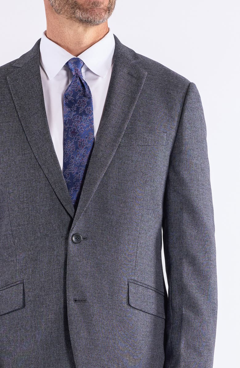 SAVILE ROW CO Donegal Knit Suit, Alternate, color, Blue