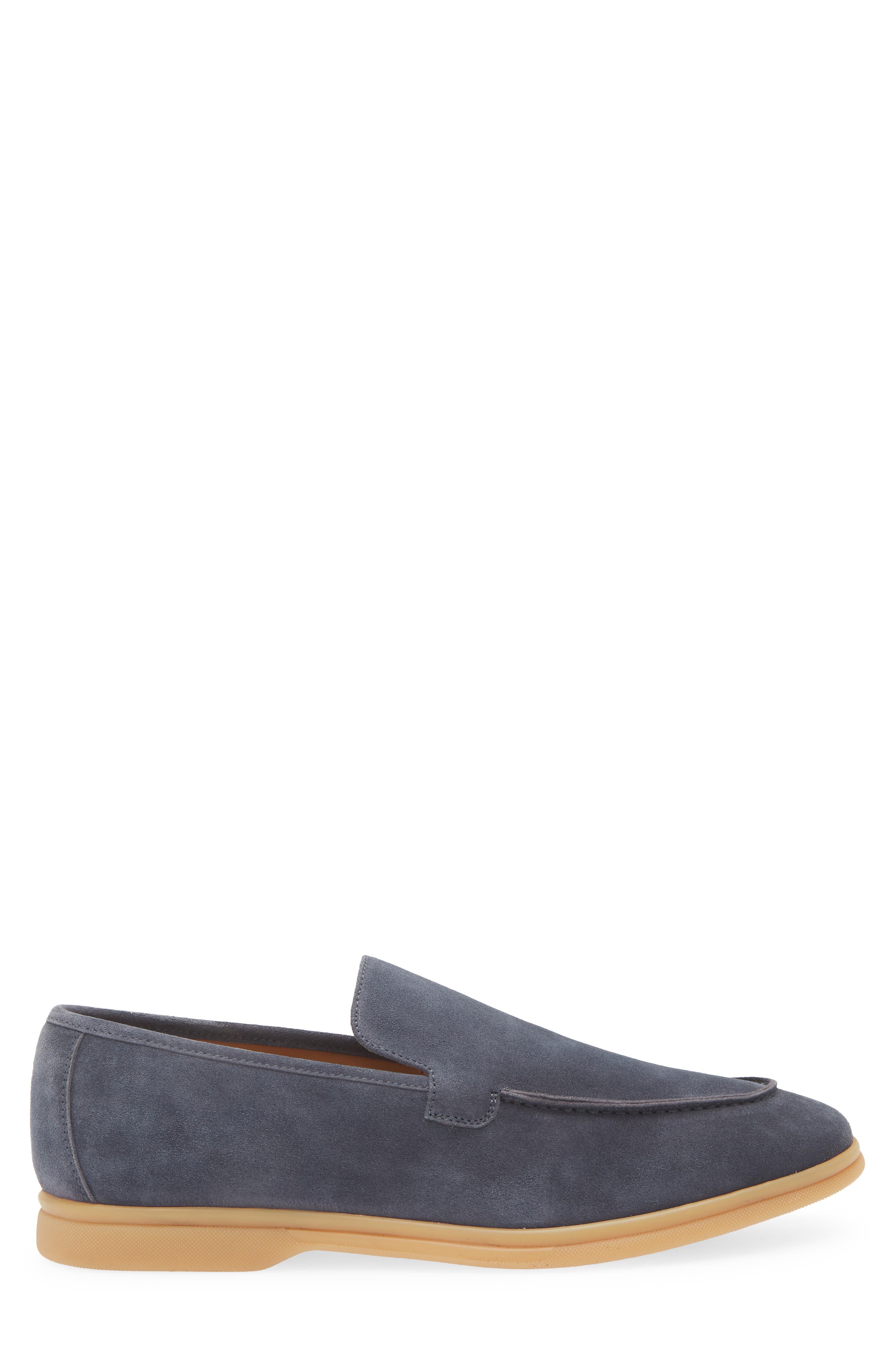 Apron Toe Loafer, Alternate, color, BLUE