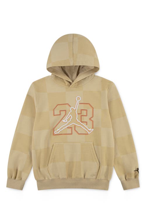 Jordan Boys Deep Dish Pullover Hoodie In Brown