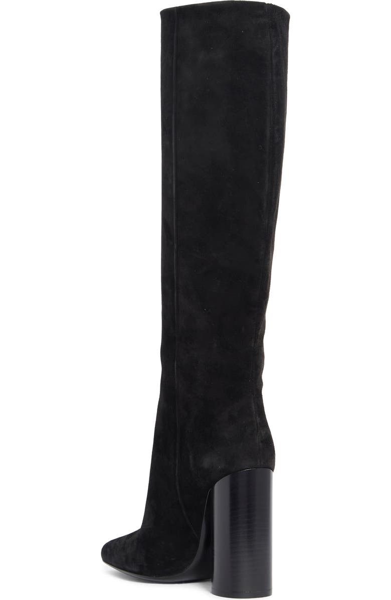 FERRAGAMO Pampero Suede Tall Boot, Alternate, color, Black