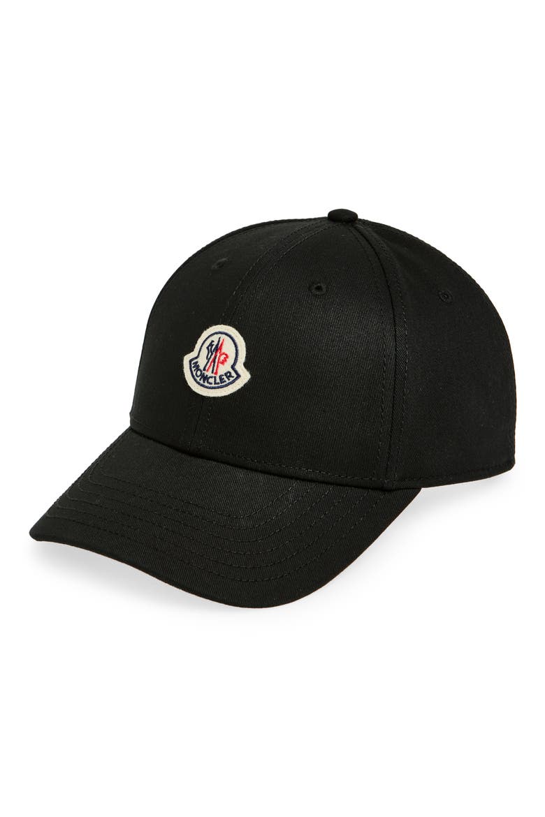 Logo Patch Baseball Cap, Main, color, BLACK