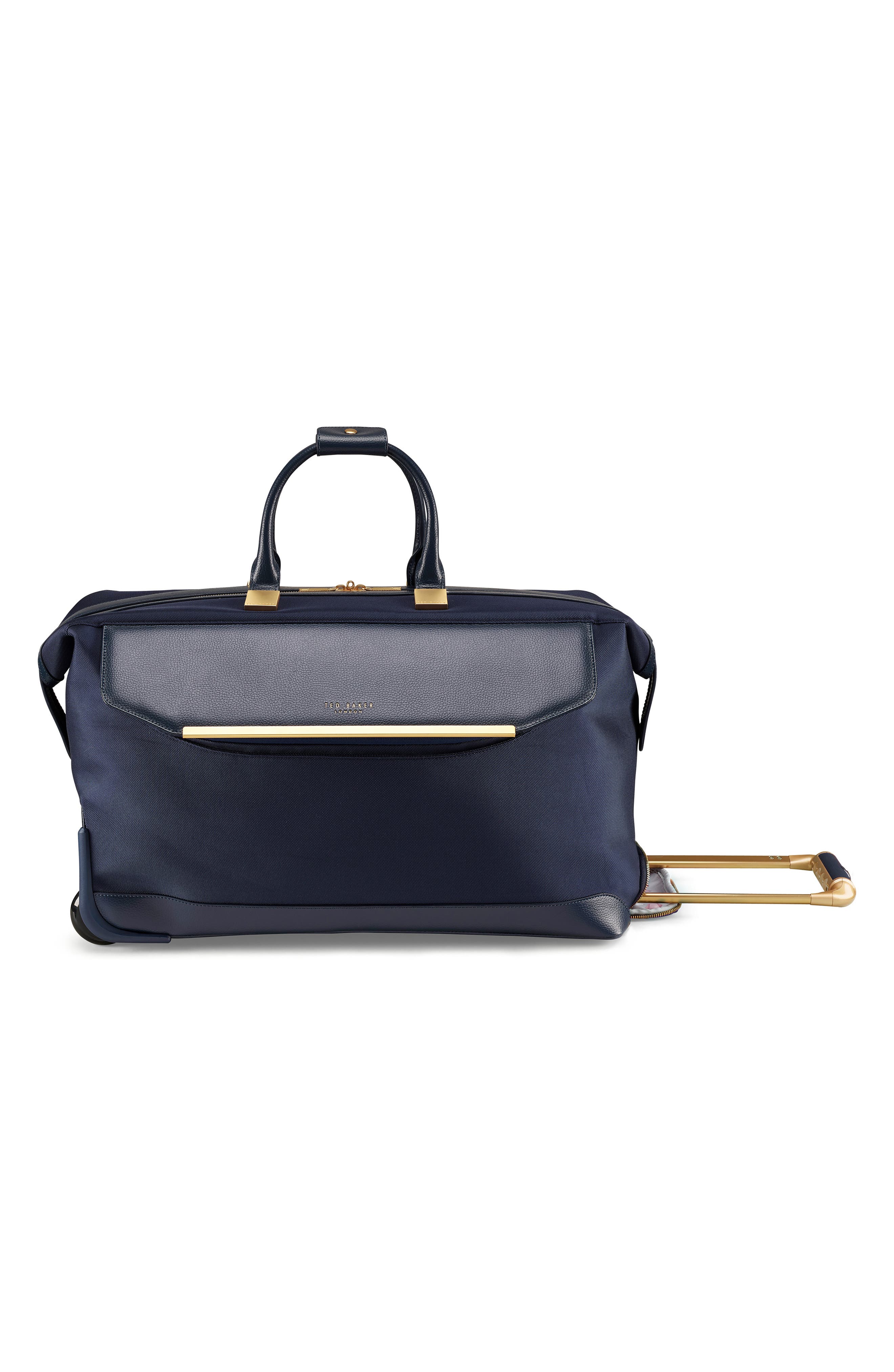 Ted Baker London Large Albany Rolling Duffle Bag, Alternate, color, 