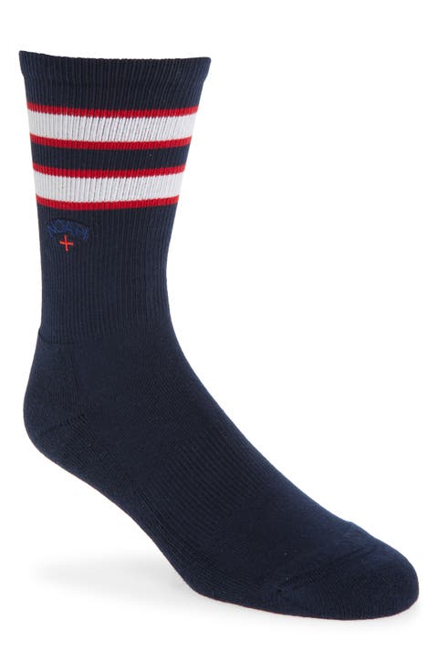 Stripe Crew Socks