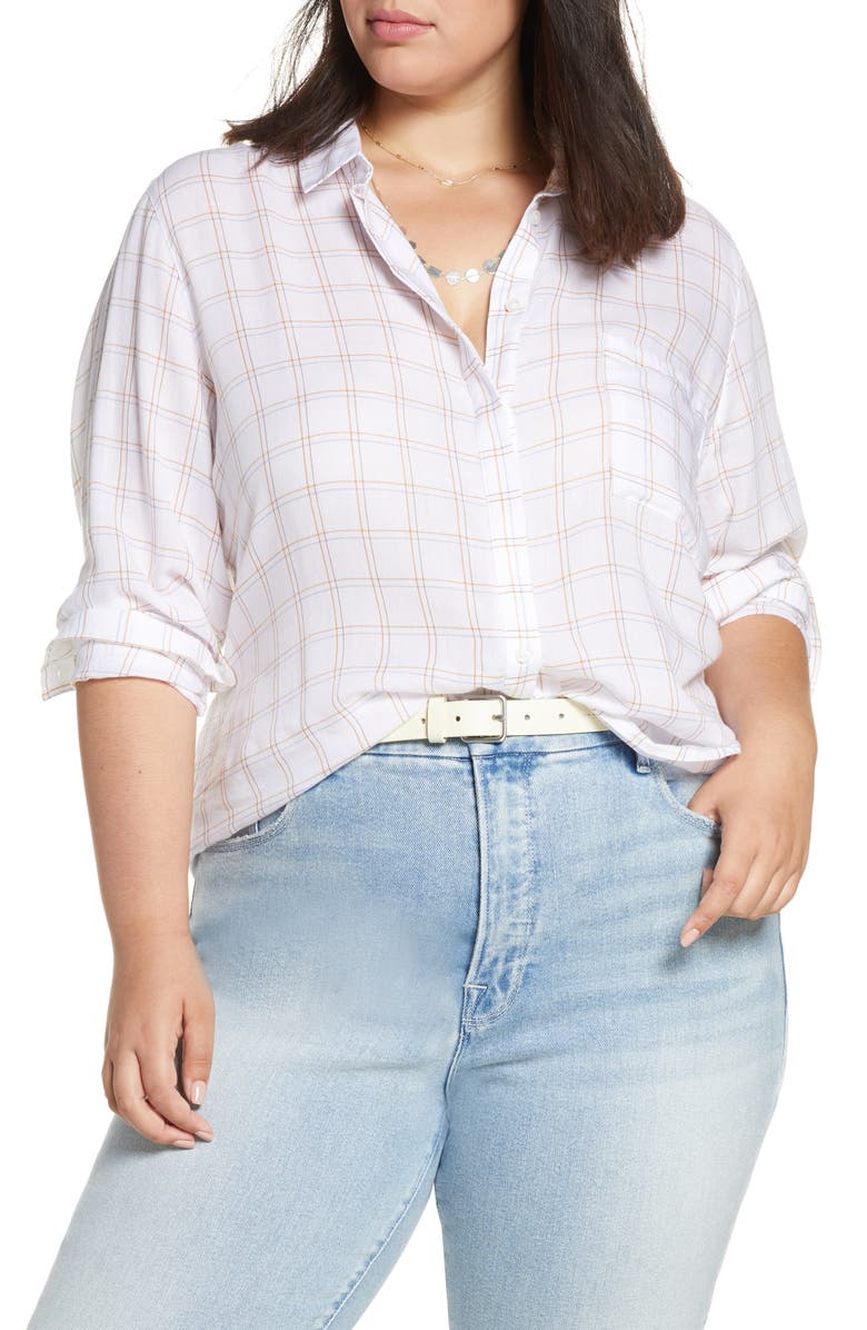 Treasure & Bond Classic Drapey Shirt, Main, color, 