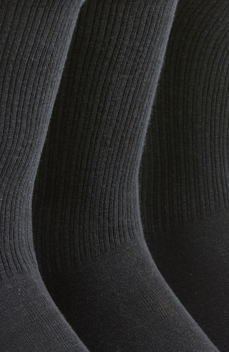 BN3TH 3-Pack Classic Crew Socks, Alternate, color, Black