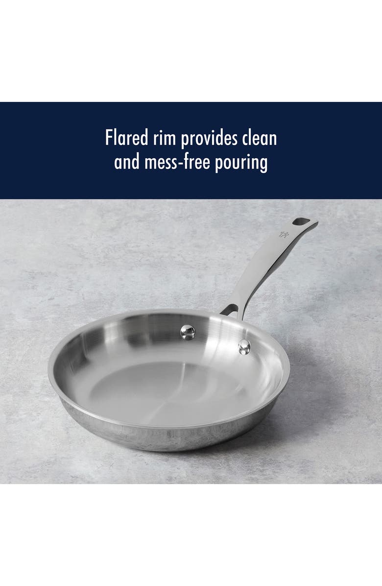 HENCKELS CUTLERY Clad H3 10-Piece Stainless Steel Cooking Set, Alternate, color, Silver