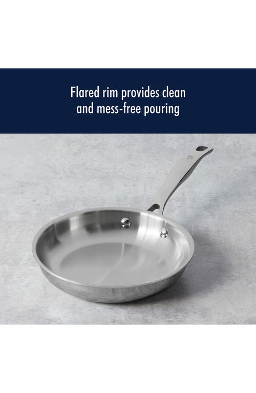Henckels Cutlery Clad H3 10-piece Stainless Steel Cooking Set In Silver