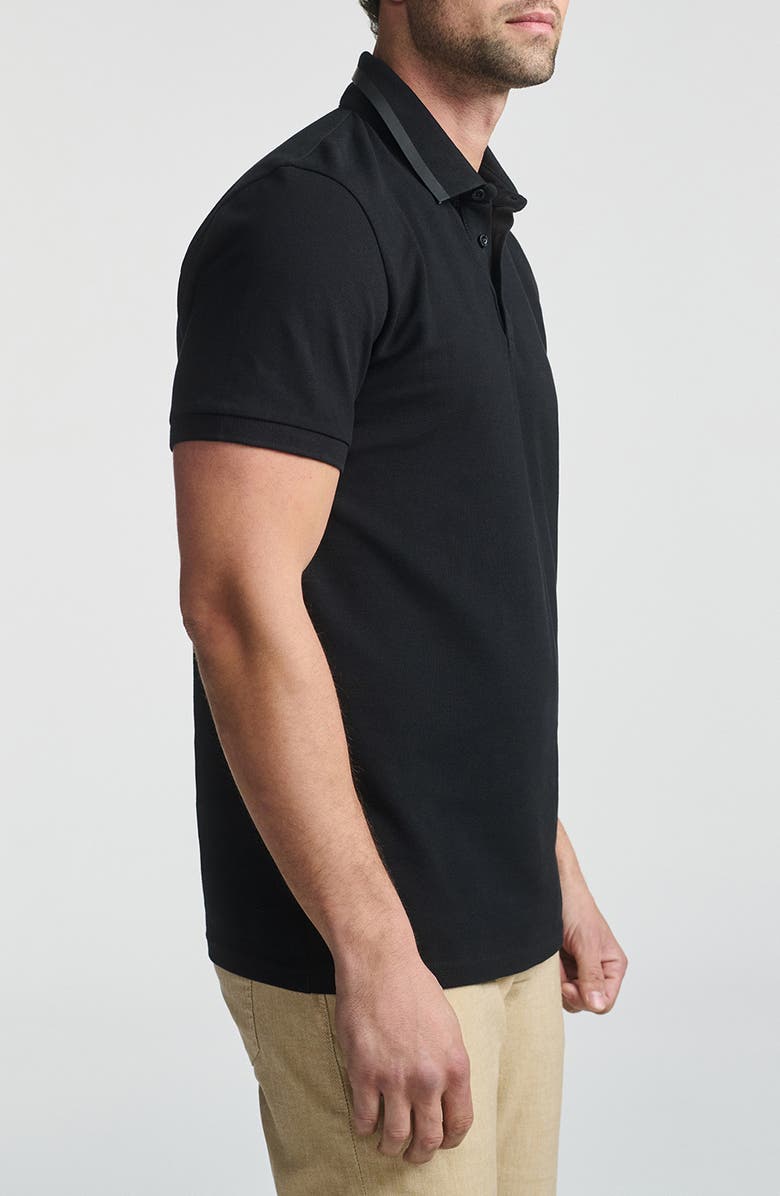 Mavi Jeans Trim Fit Contrast Collar Piqué Polo, Alternate, color,