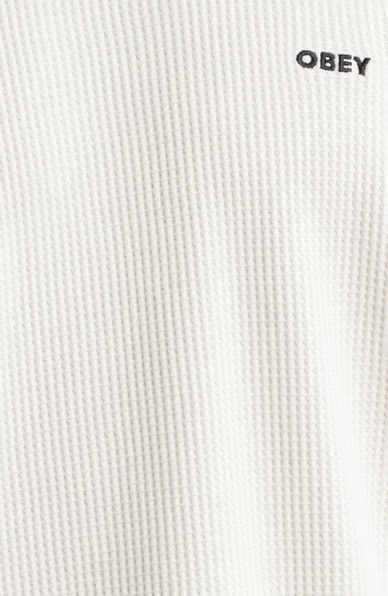 Obey Ears Graphic Thermal Long Sleeve T-Shirt, Alternate, color, Blanc De Blanc