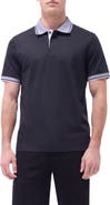Bugatchi Tipped Pima Cotton Piqué Polo