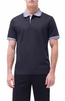 Bugatchi Tipped Pima Cotton Piqué Polo