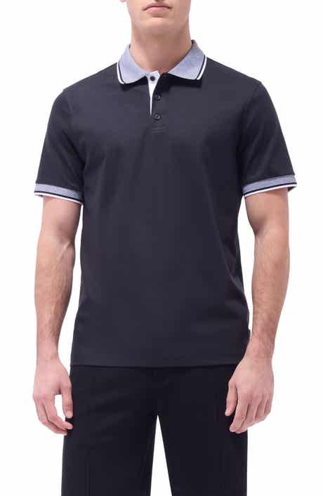 Bugatchi Tipped Pima Cotton Piqué Polo