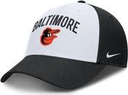 Nike Men's Nike White/Black Baltimore Orioles Club Performance Adjustable Hat