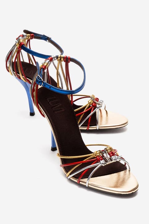 Arona Ankle Strap Stiletto Sandal (Women)