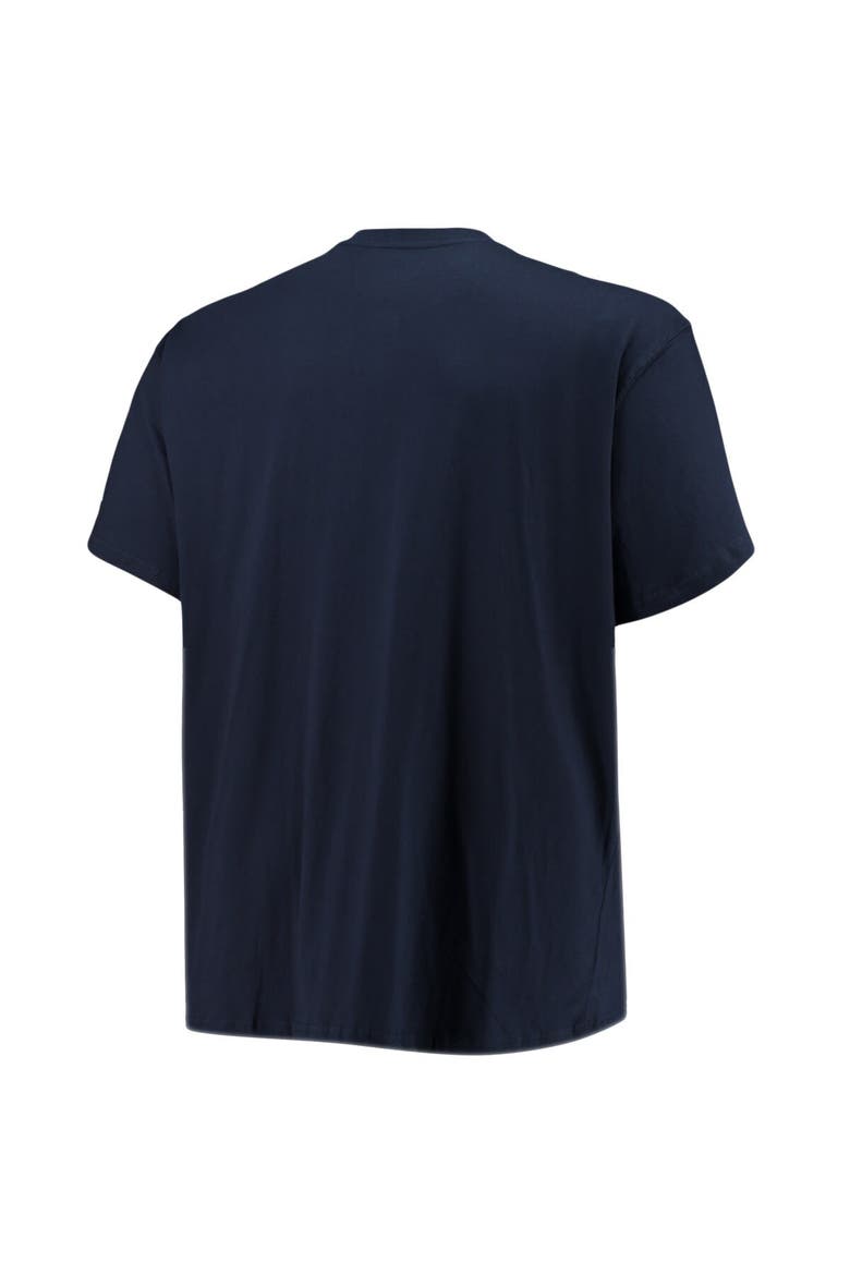 Men's Champion Navy Auburn Tigers Big & Tall Arch Over Wordmark T-Shirt, Alternate, color, Navy