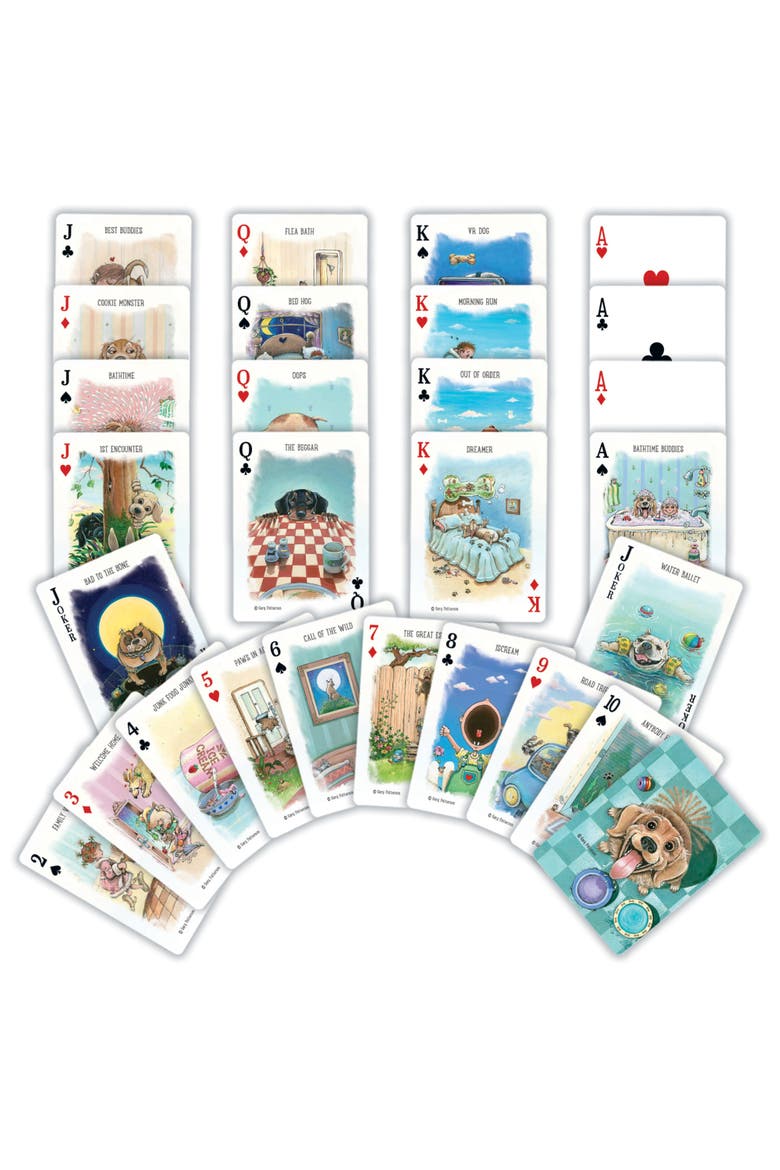 Dogs Playing Cards, Alternate, color, Multicolor