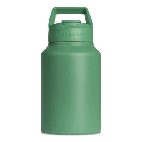 Sport Half Gallon Water Bottle with Straw 64oz, Leakproof Insulated Tumbler for Gym or Outdoor