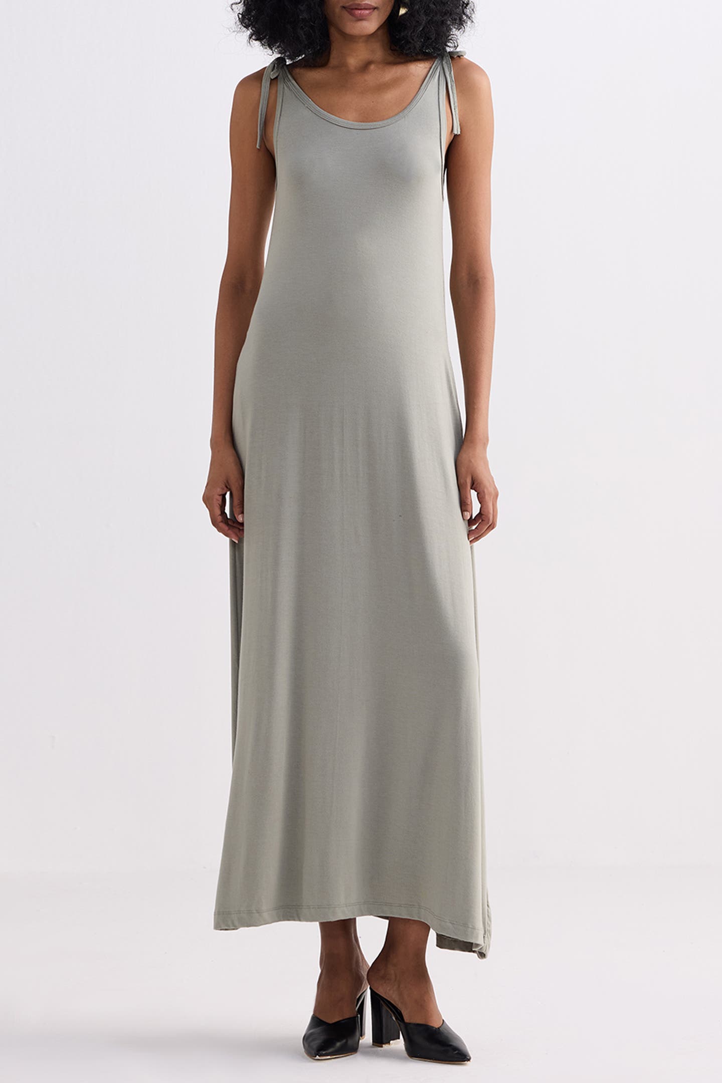 Tie-Detail Maxi Dress - image 3
