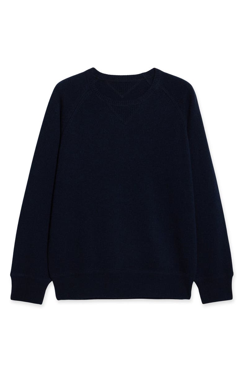 Fortela Harvard Crewneck Sweatshirt, Main, color, Navy Blue