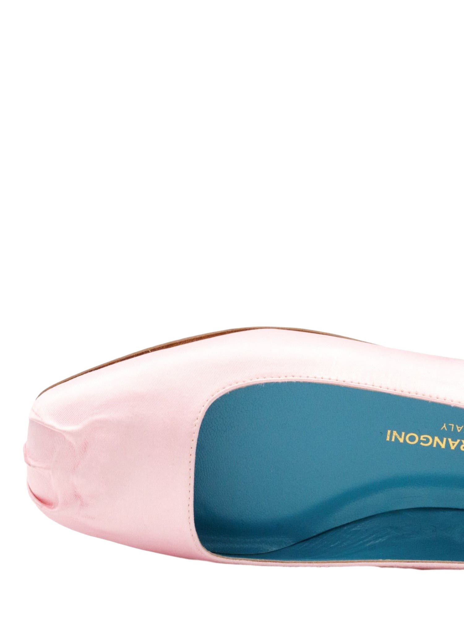 Valentina Rangoni Birba Ankle Strap Ballerina, Alternate, color, Rosa Satin