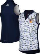adidas Girls Youth adidas Navy Arnold Palmer Print HEAT.RDY Polo