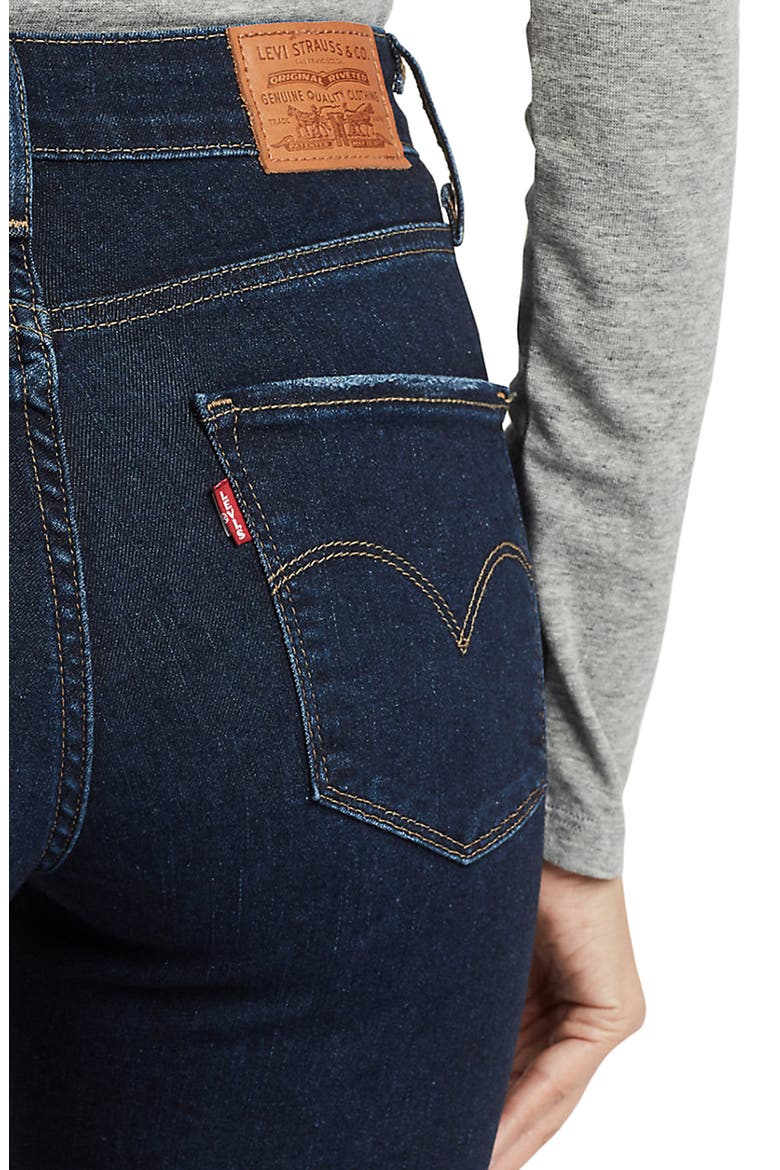 Levi's® 721™ Ripped High Waist Skinny Jeans, Alternate, color, LONDON HAZE
