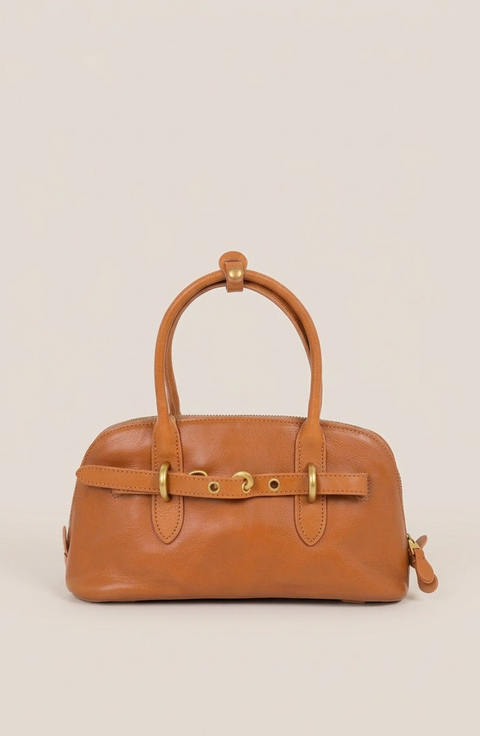 Top Handle Leather Bag