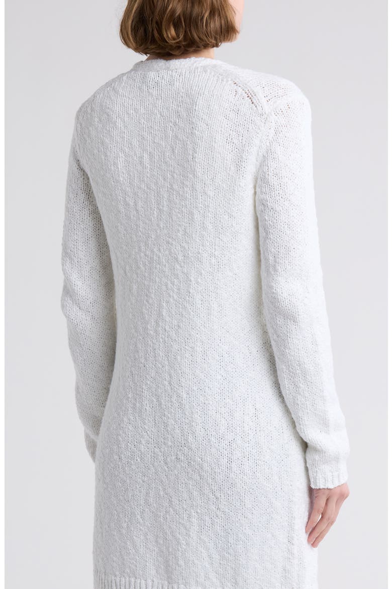 Torina Xander Cotton Cardigan, Alternate, color, PURE WHITE
