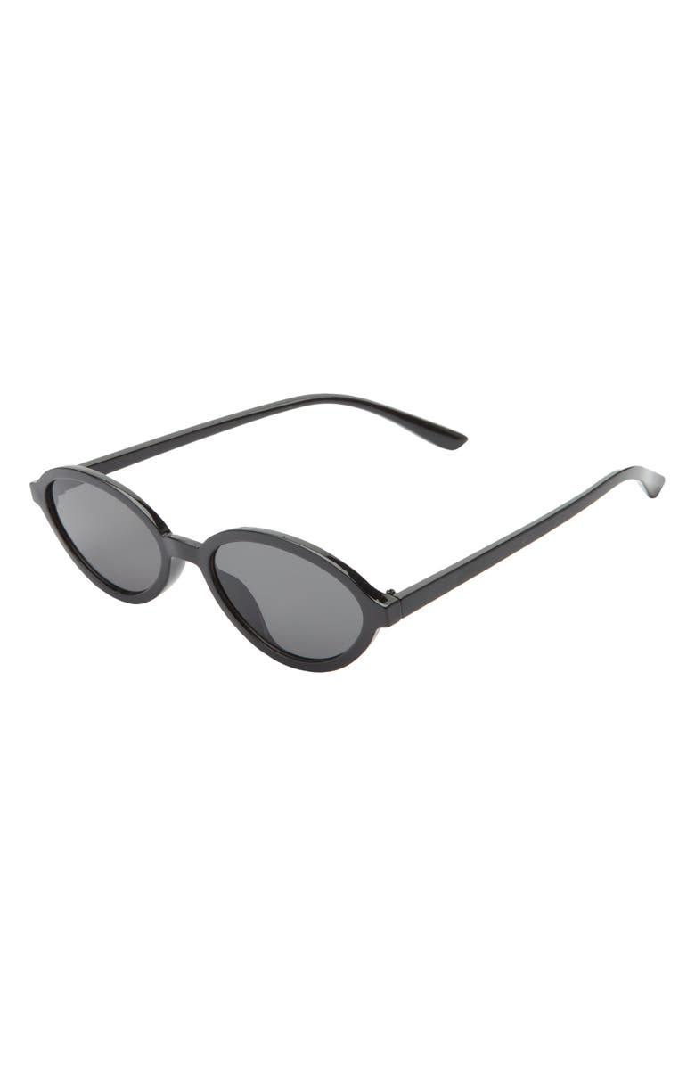 BP. Oval Sunglasses, Alternate, color, Black