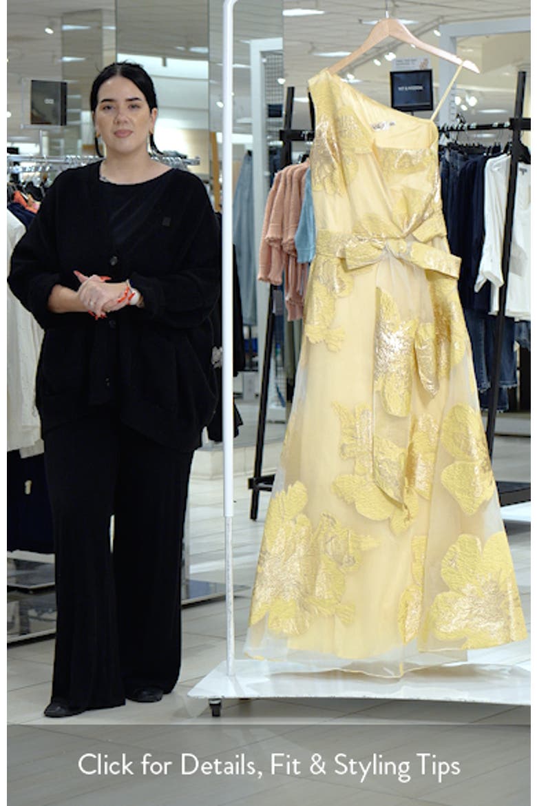 One-Shoulder Brocade Ballgown video