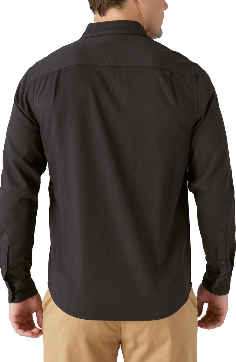 Lucky Brand Lived-In Cotton Blend Button-Up Shirt, Alternate, color, 
