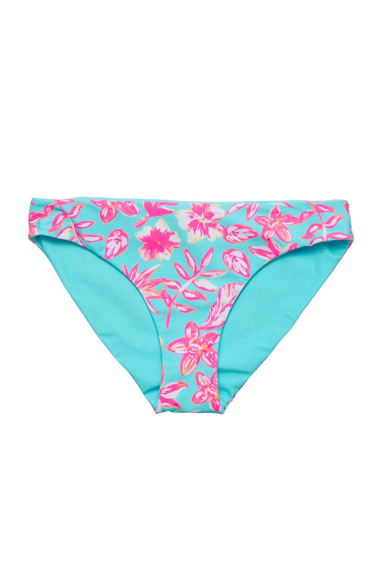 Snapper Rock Women's Reversible Bikini Bottom, Main, color, Tropical Glow