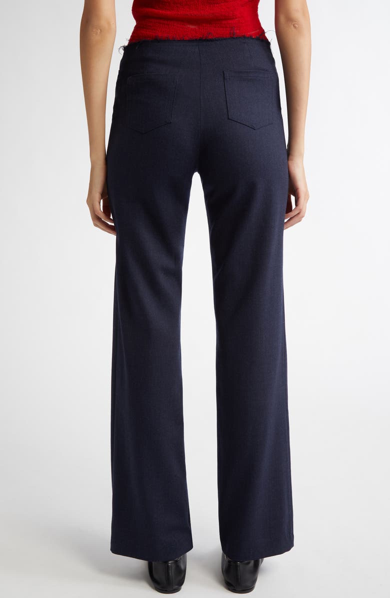 Paloma Wool Sienna Deconstructed Stretch Wool Pants, Alternate, color,