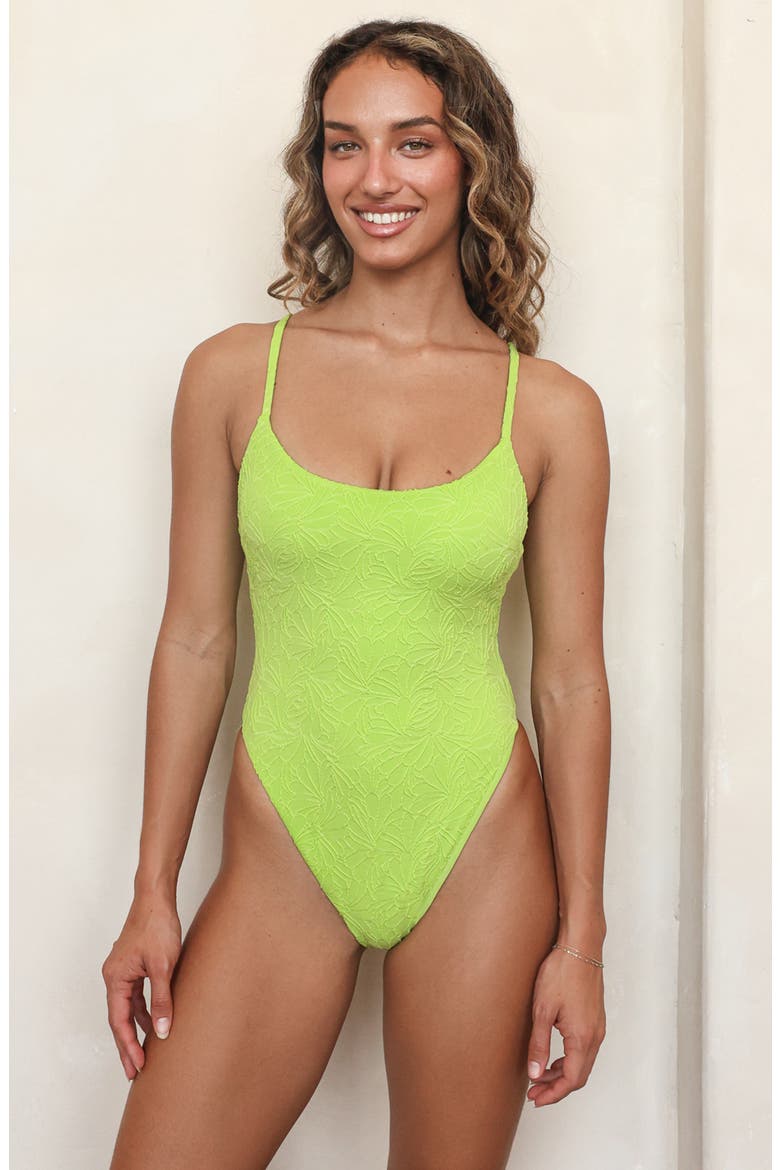 Crystal One Piece, Main, color, Green Glow