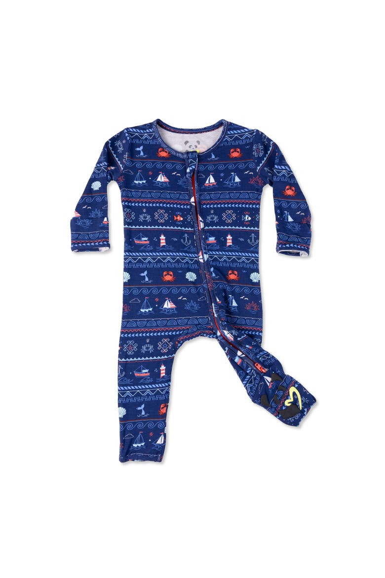 Baby Sail Away Fair Isle Convertible Footie, Main, color, Sail Away Fair Isle