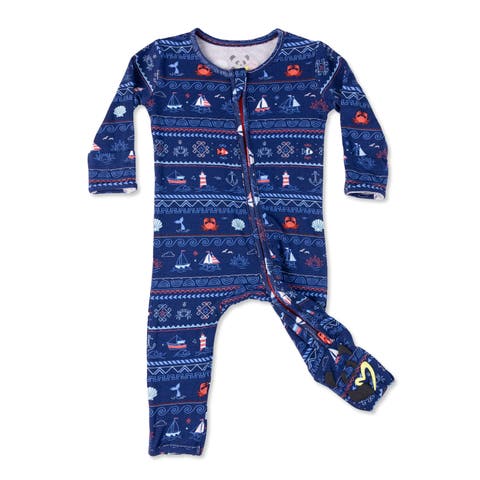 Baby Sail Away Fair Isle Convertible Footie